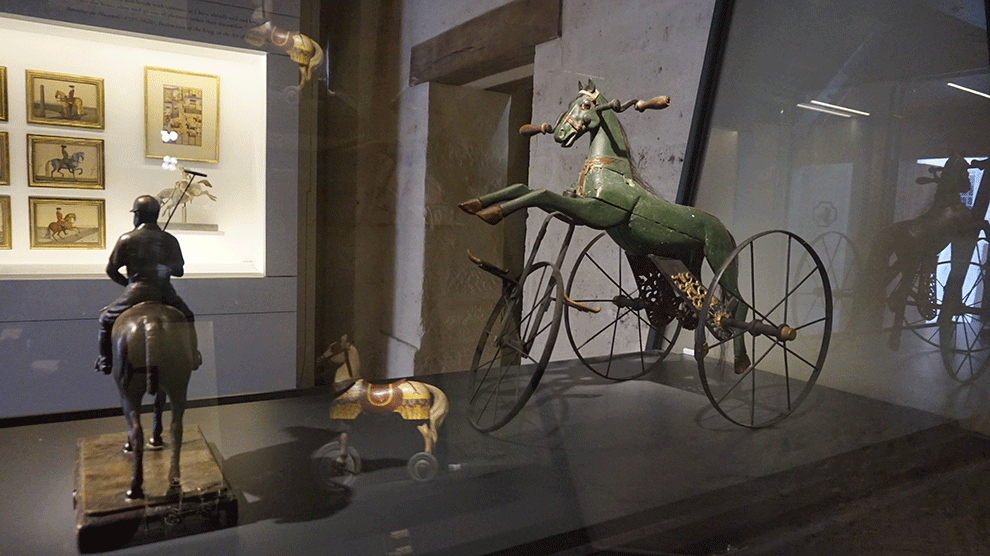 Museu Vivo do cavalo no castelo de Chantilly 