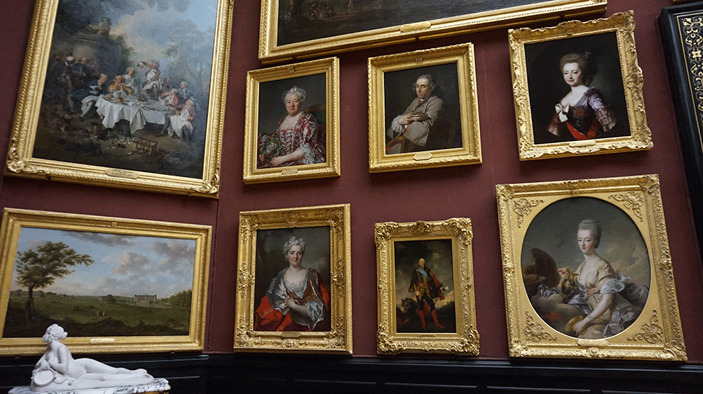 Coleção de pintura antiga no Castelo de Chantilly 