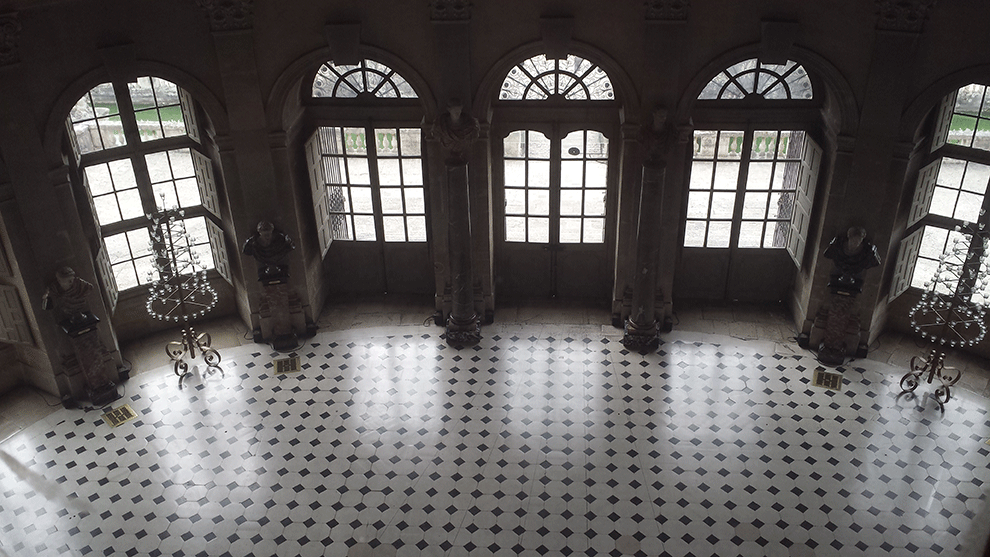 Salão oval do Castelo de Fontainebleau 
