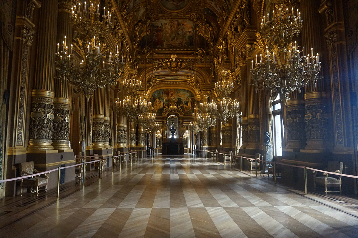 paris opera by charles garnier