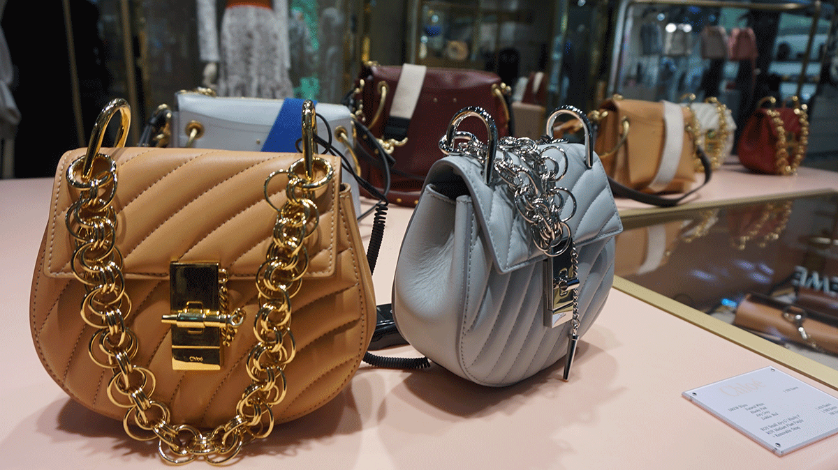 Marcs de luxo na Galeria Lafayette Paris 