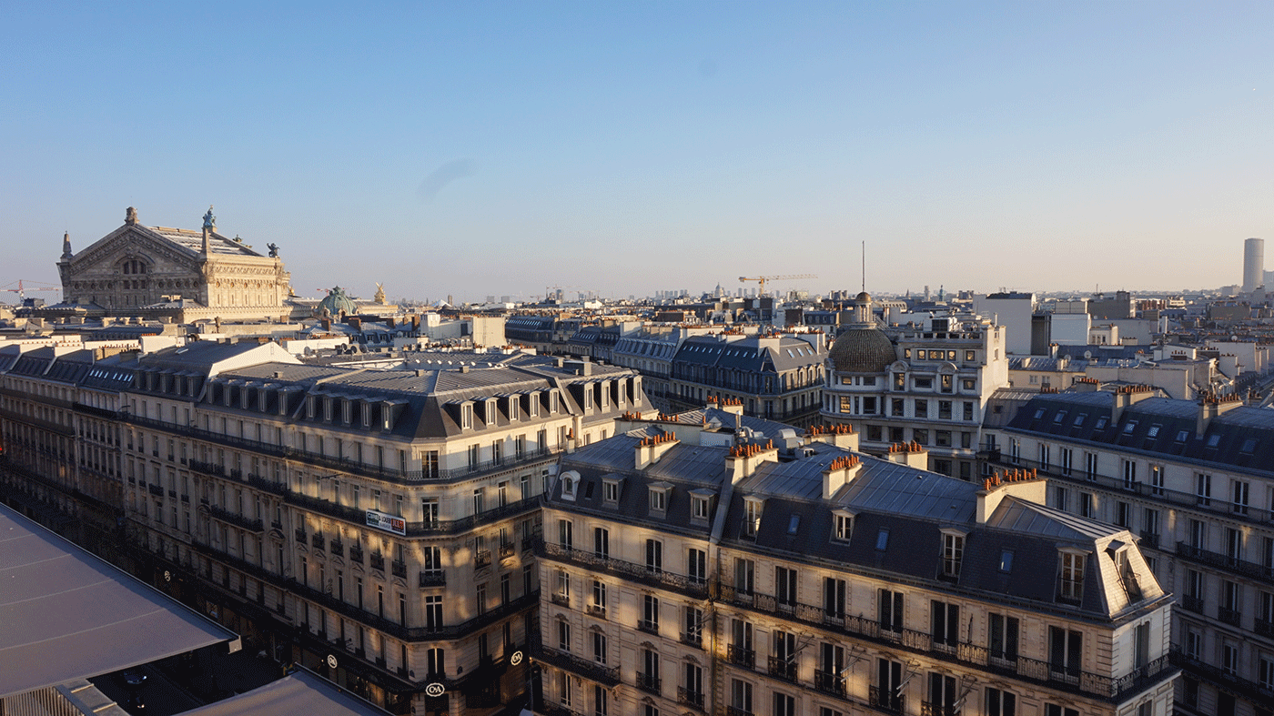 Uma das vistas mais bonitas de Paris 