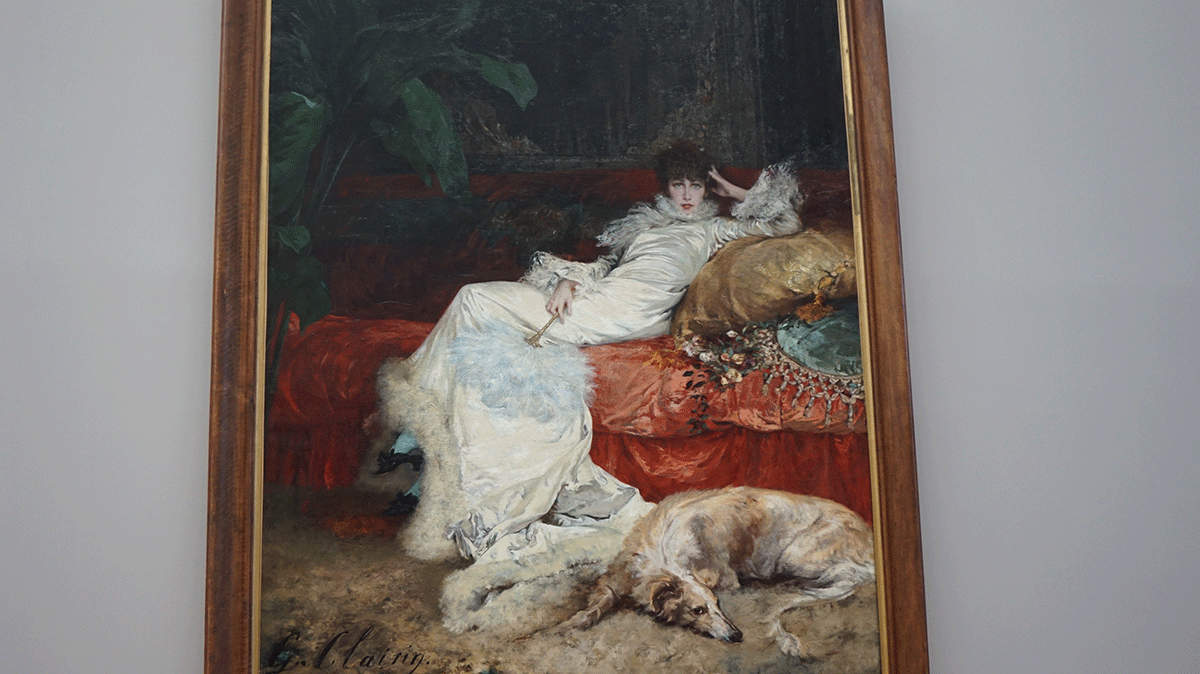 retrato de Sarah Berhardt no Petit Palais Paris
