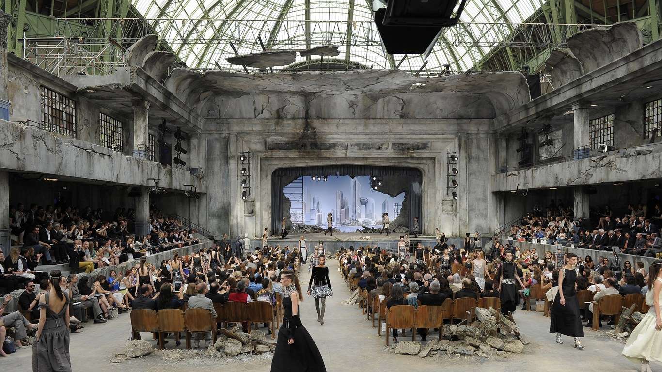 Desfile da Chanel no Grand Palais 