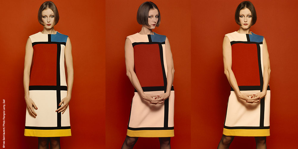 o famoso vestido Mondrian de Yves Saint Laurent 