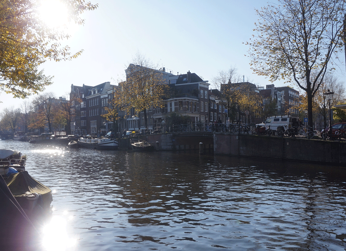 o charme do outono em Amsterdam 