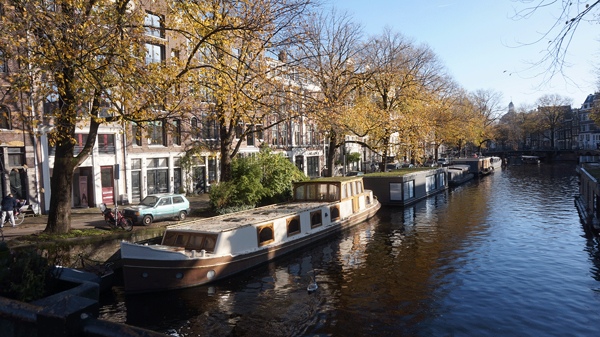 O charme do outono em Amsterdam 