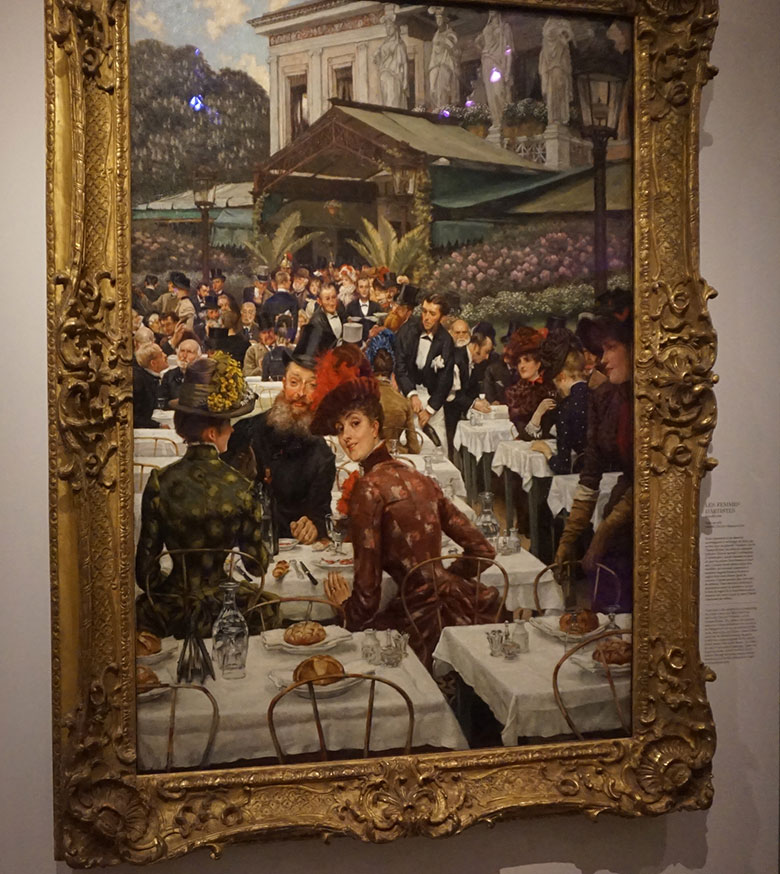 a moda na pintura de James Tissot 